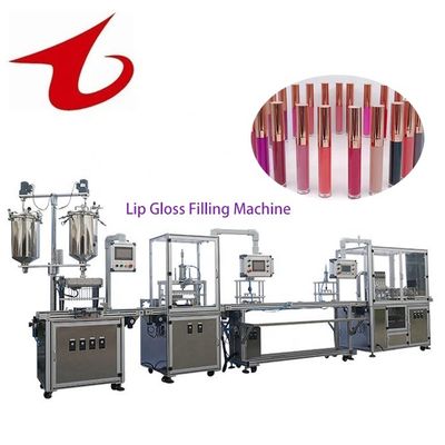 ποιότητας  Small Volume 20L Cosmetic Cosmetic Tube Lip Gloss Viscous Liquid Filling Machine εργοστάσιο